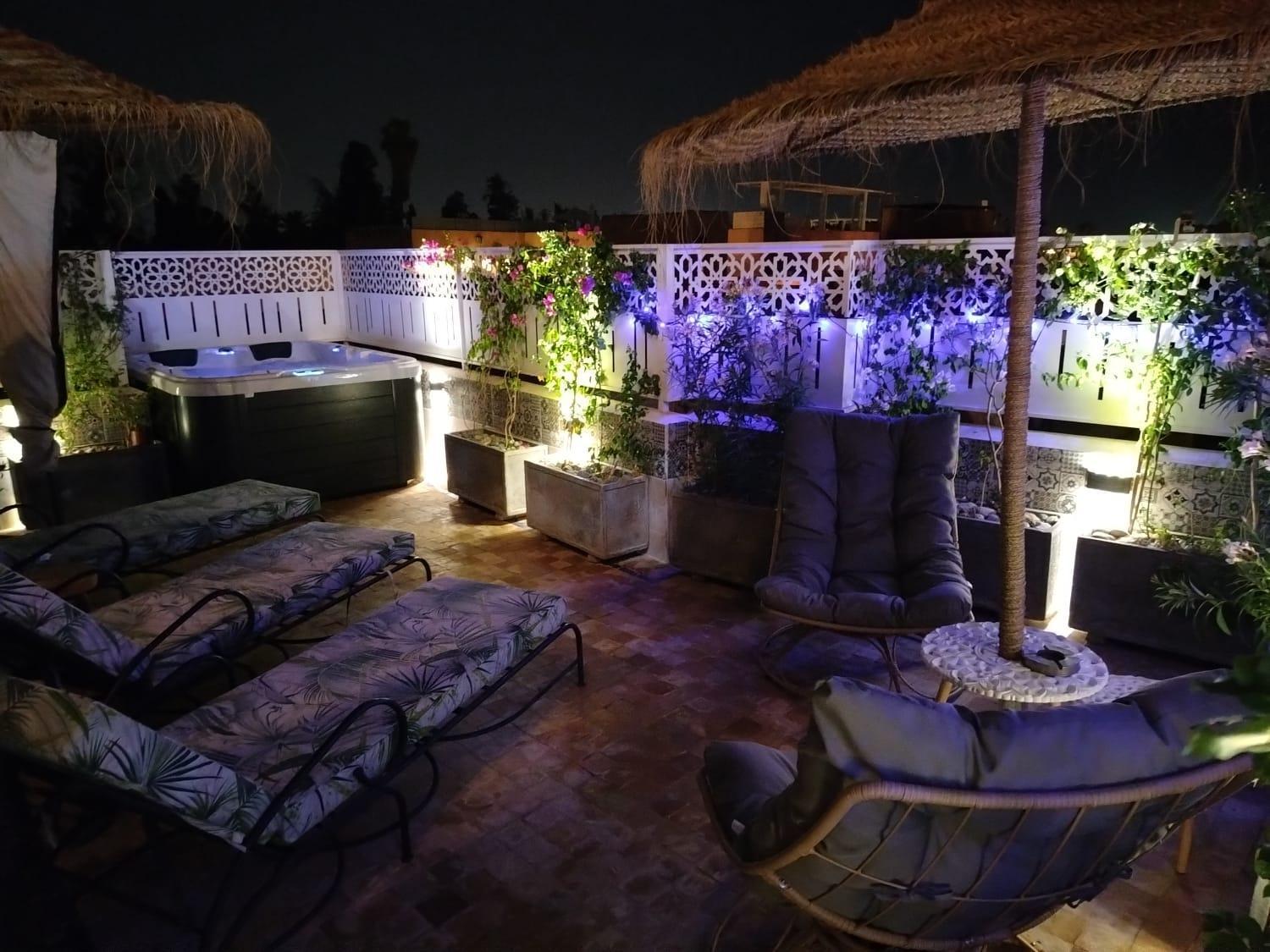 Riad & Spa Sous Le Soleil Chez Jerome Et Pamela Ch Marrakchi มาร์ราเกช ภายนอก รูปภาพ